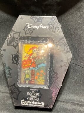 Disney The Nightmare Before Christmas Playing Cards - Black & Multicolor